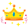 queen crown symbol logo
