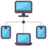 icon for distributed data