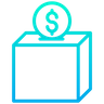 dollar donation logo