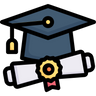 graduation ceremony icon