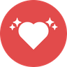 icons for dollar heart