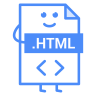 html extension icons free