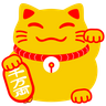 the lucky cat emoji