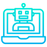 icon for computer robot