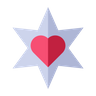 icon love star