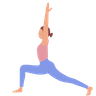 low lunge pose icon png