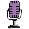 icons for reporter microphone