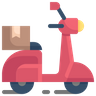motorcycle delivery icon png