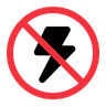 flash sign icon png