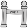 amusement park gate icons free