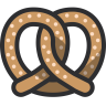 icons of pretzel