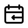 icons for previous date
