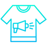 icon for shirt advertising