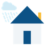 water proof house icon download