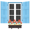 window shutter logo