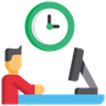 working time icon svg