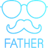 icons of father day sticker