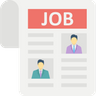 job classified ads icon svg