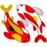 icons of koi carp