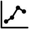 icons for line dot chart