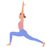 icon low lunge pose
