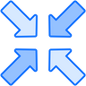 inward arrow logo