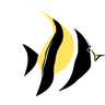 moorish idol fish logo