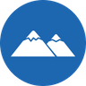 blue mountain icon png