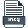 msg file icons