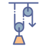 lever pulley symbol