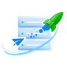 icon for server resource scaling