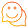 smile chat symbol