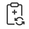 sync health data icon svg