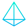 tetrahedron shape icons