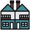 twin house icon png
