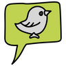 twitter chat symbol