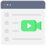 free video watchlist icons