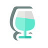 free wine-glass icons
