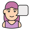 woman voice emoji