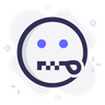 icon for mouth zip
