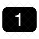 1 Number Icon