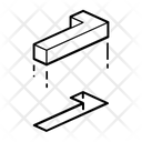 Isometric Symbol Emboss Icon