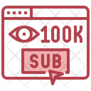 100 K Subscriber Subscribe 100 K Icon
