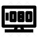 1080p television  Icon