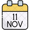 November Time Minute Icon