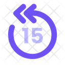 15 S Backwards Icon