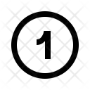 1 Number Icon