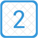 Two Number Keyboard Icon