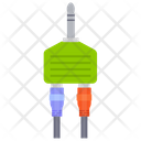 2 Pin Extension Connector Sound Connector Icon