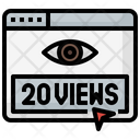 20 Views Icon